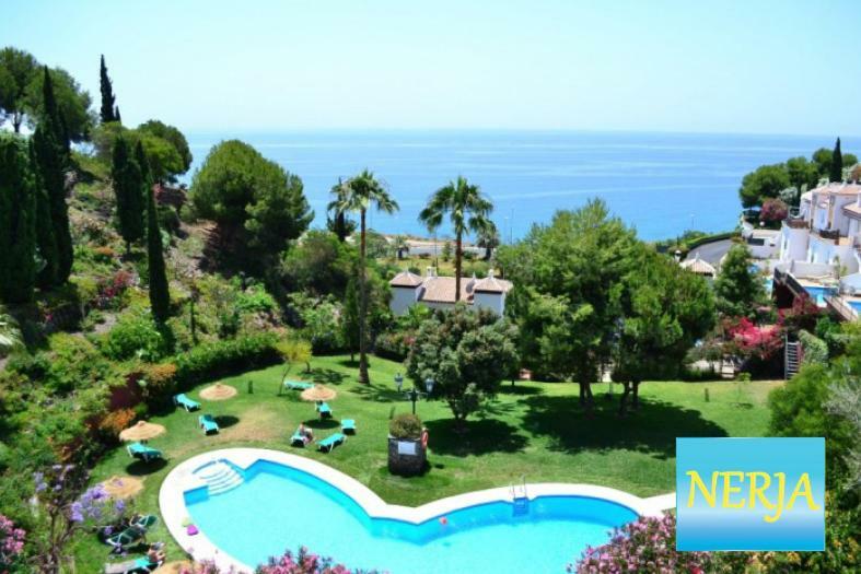 Apartamento Con Espectaculares Vistas Al Mar. Appartamento Nerja Esterno foto